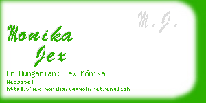 monika jex business card